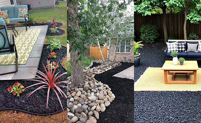 13 Black Mulch and White Rock Landscaping Ideas for a Stunning Outdoor Space