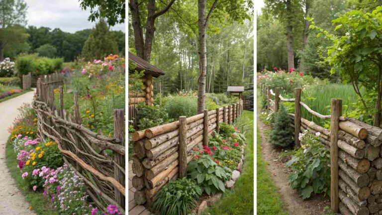 19 Charming Rustic Garden Fence Ideas to Enhance Your Outdoor Space
