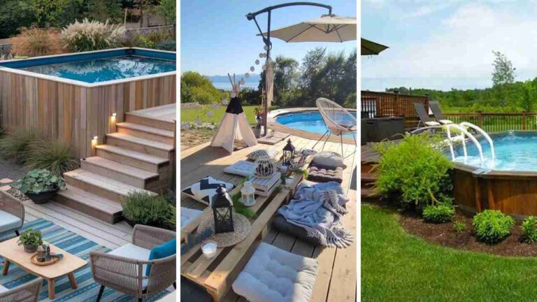 17+ Inspiring Above Ground Pool Ideas for Your Backyard Oasis