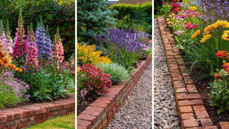 21+ Creative Brick Garden Edging Ideas to Enhance Your Outdoor Space