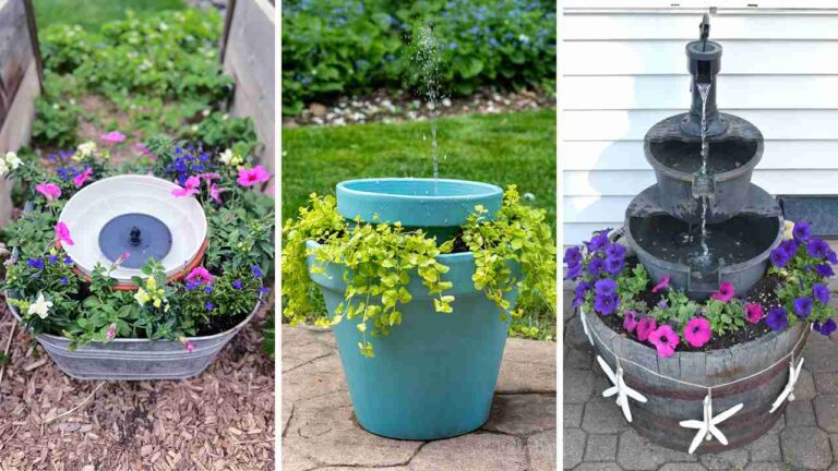 23+ Creative DIY Solar Water Fountains for Your Outdoor Sanctuary