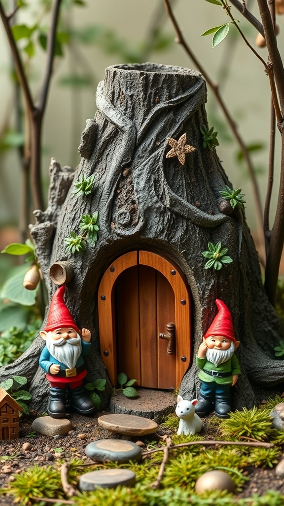 19 Adorable Tree Stump Fairy House Ideas You’ll Love