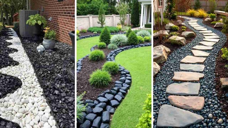 13 Black Rock Garden Ideas for a Bold, Modern Backyard Aesthetic