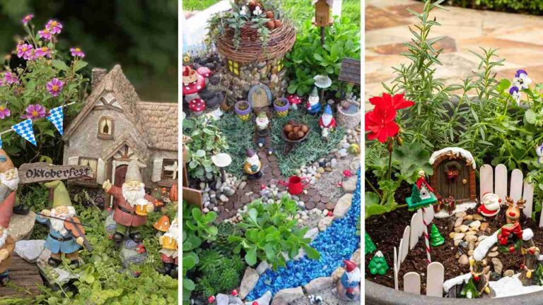 27+ Creative Gnome Garden Ideas for a Whimsical Outdoor Space