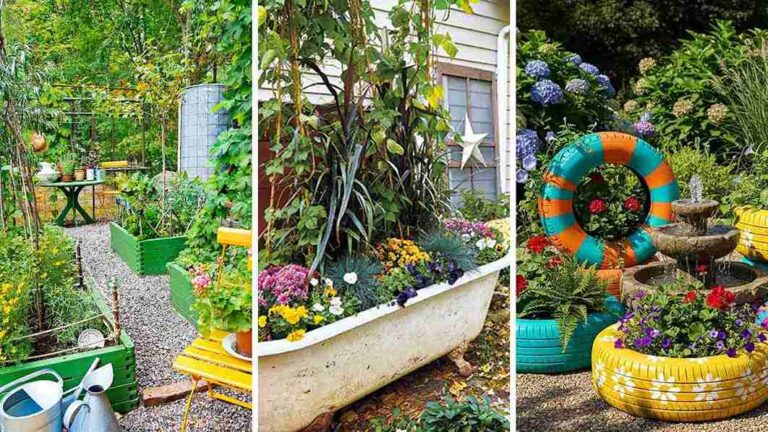 21 Creative Upcycled Garden Ideas for Sustainable Living