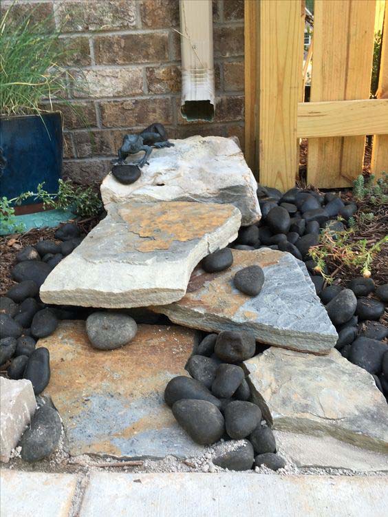 Flat Stone Waterfall