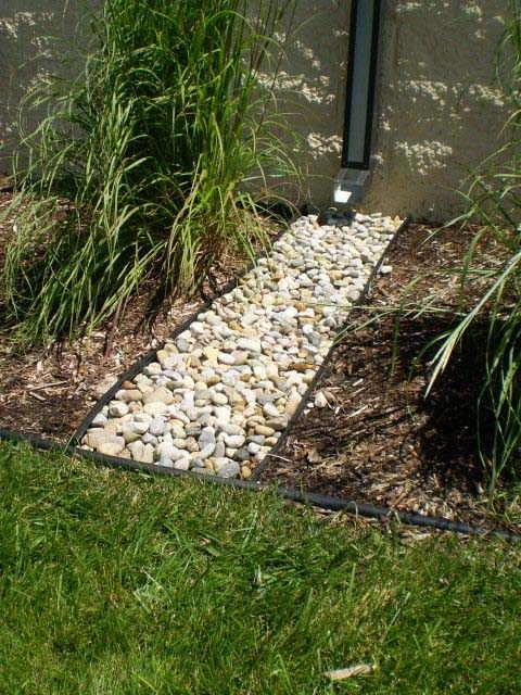 Edged River Stone Channel