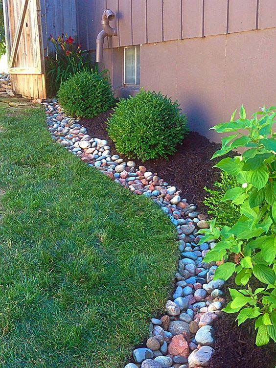 Meandering Stone Swale