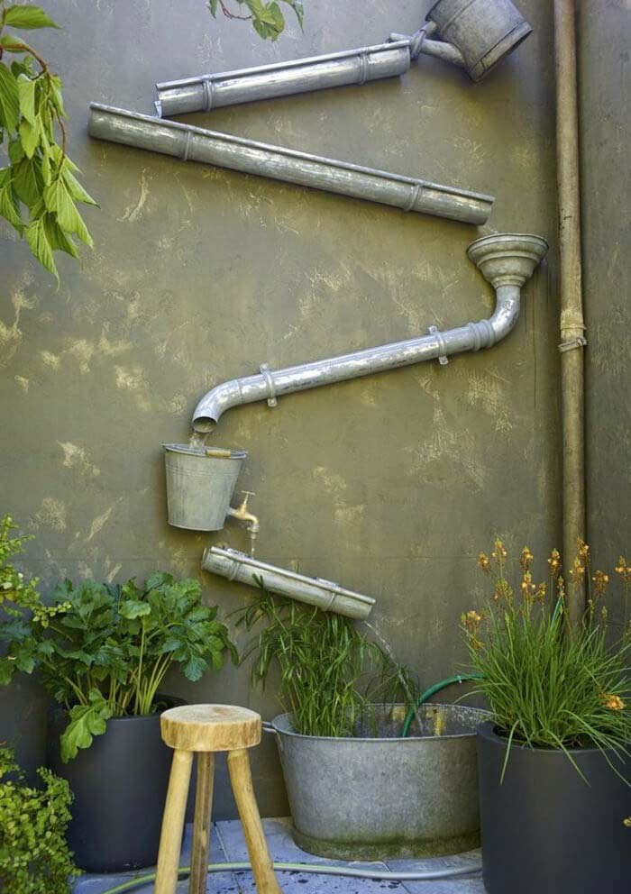Industrial Galvanized Cascade